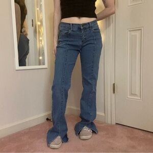 Y2K Low Rise Flare Tyte Jeans